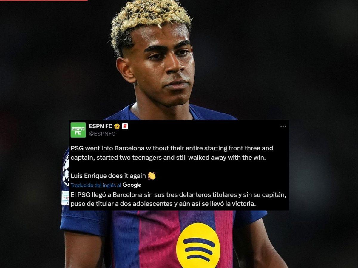 Sin Dembélé, sin Doué: La prensa señala los culpables de la nueva caída del Barcelona ante PSG en Champions League