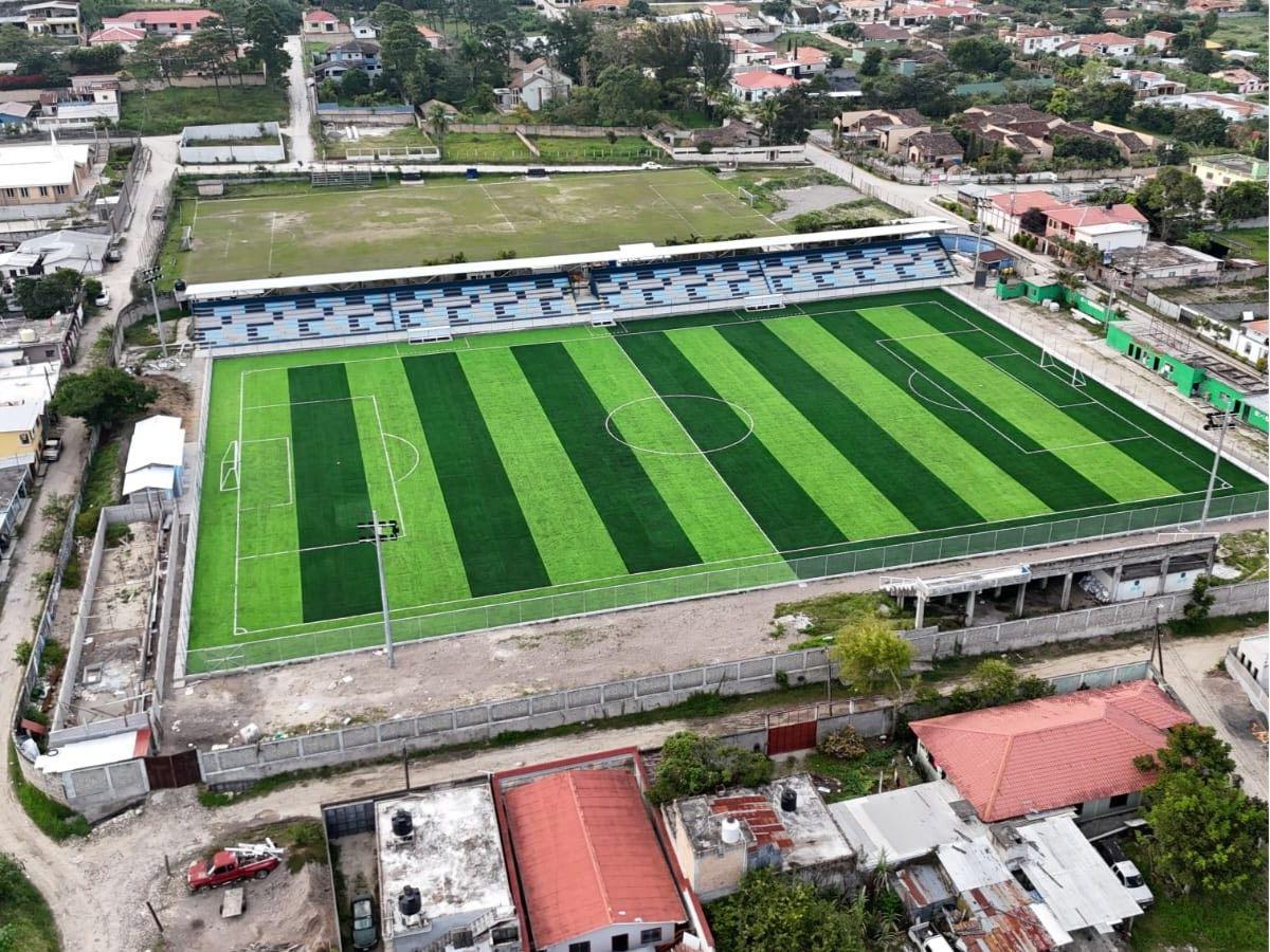 ¡Una mesa de billar! Finalizan con éxito la remodelación del Estadio Sergio Reyes de Santa Rosa de Copán