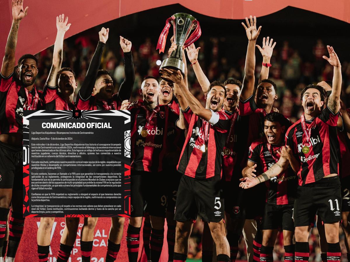 La postura del Alajuelense sobre el Mundial de Clubes 2025 tras ganar la Copa Centroamericana: “hacemos un llamado a la FIFA...”
