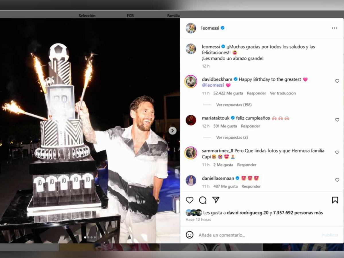 Messi se 'escapo' del Mundial de Clubes y así fue su íntima fiesta: el gran ausente y Antonela con impensado regalo