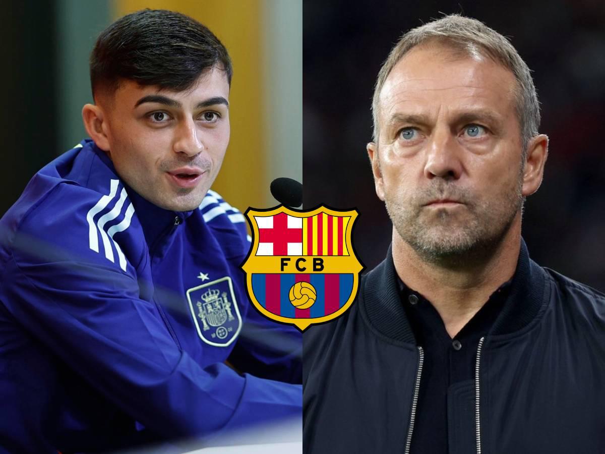 Pedri le responde sin pelos en la lengua a Hansi Flick sobre los egos en Barcelona: No sé a quién se refería...