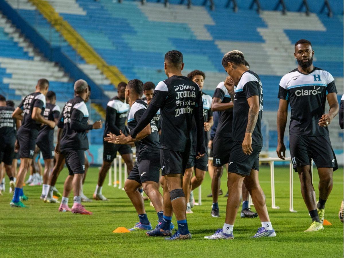 Misión: vencer a Nicaragua, ¡Honduras realizó su segundo entrenamiento en el búnker del Estadio Nacional Chelato Uclés!