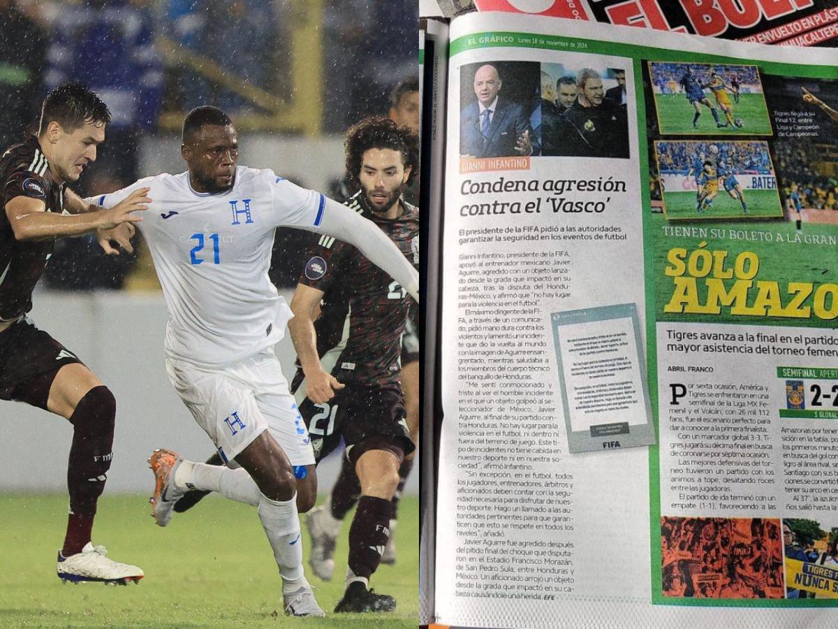 Prensa de México le tira la presión a Memo Ochoa y avala comunicado del presidente de FIFA sobre agresión al Vasco