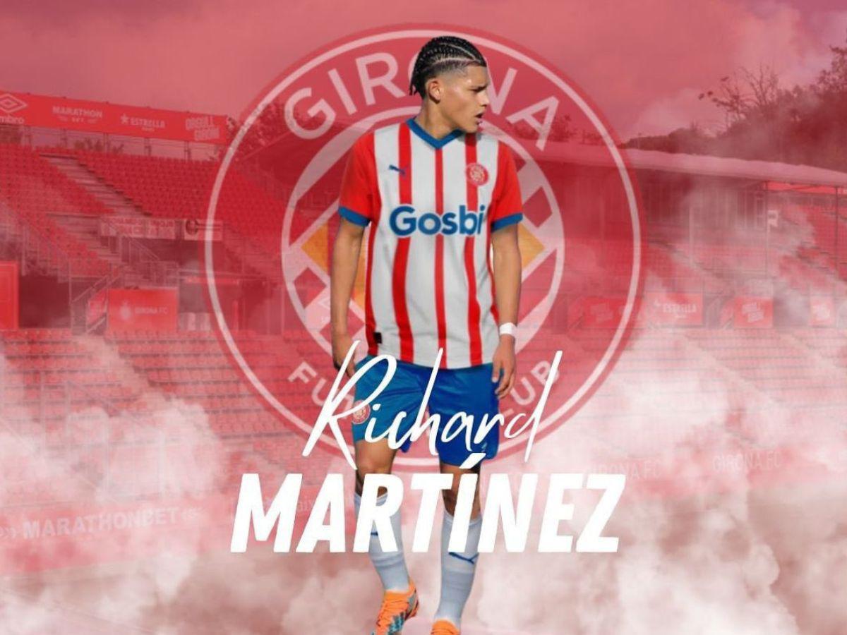 ¿Quién es Richard Martínez? El fichaje hondureño del Girona de España que podría jugar la UEFA Champions League