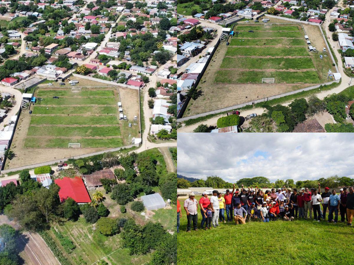 Condepor comienza reconstrucción de cancha de fútbol en San Ignacio, Francisco Morazán