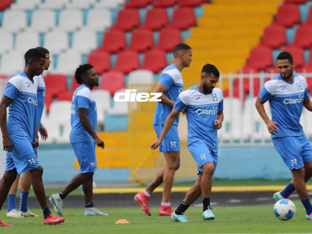 ¡Visitas sorpresa! Legionario se bajó del avión directo al entreno de la Selección de Honduras y un lesionado dijo adiós a la concentración