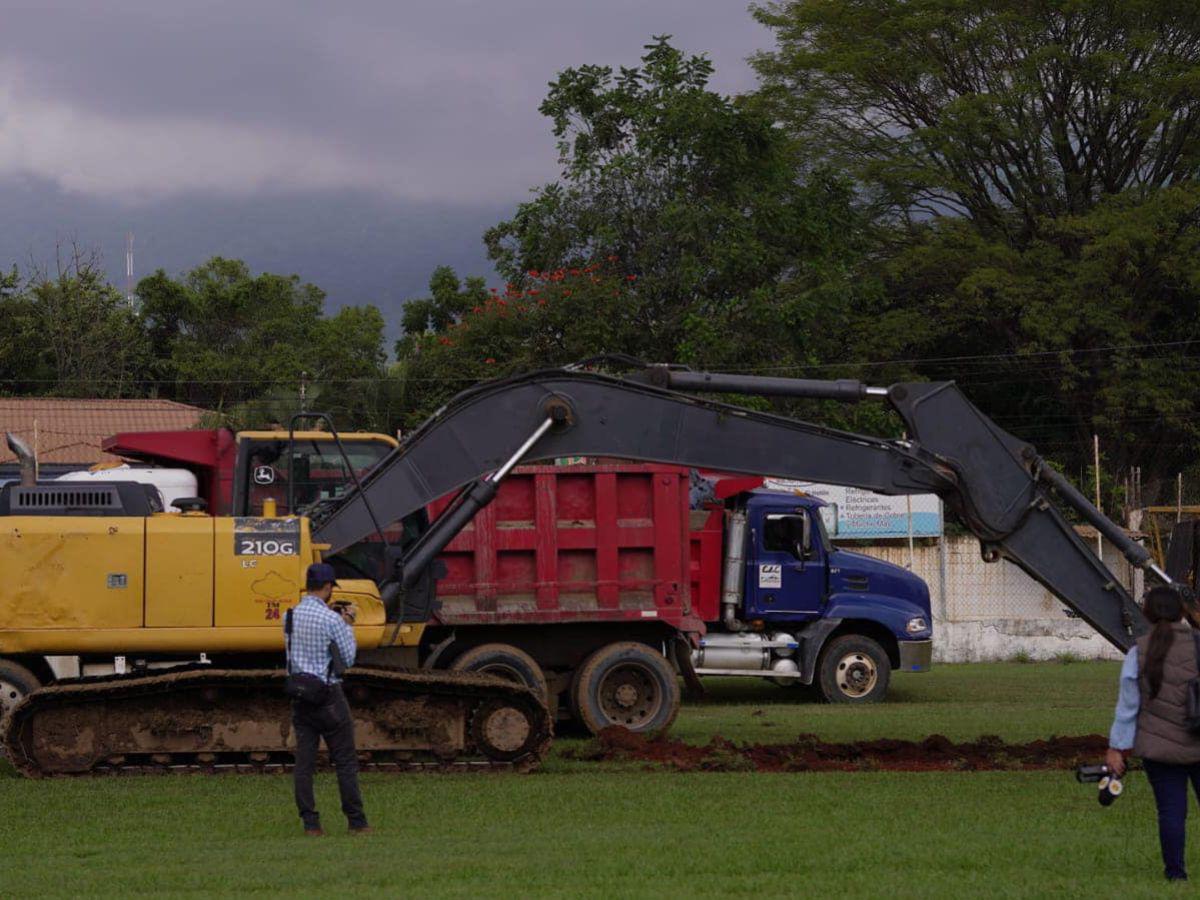 Estadio Rubén Guifarro de Catacamas inicia su transformación de cara al 2025; estos son los cambios que tendrá