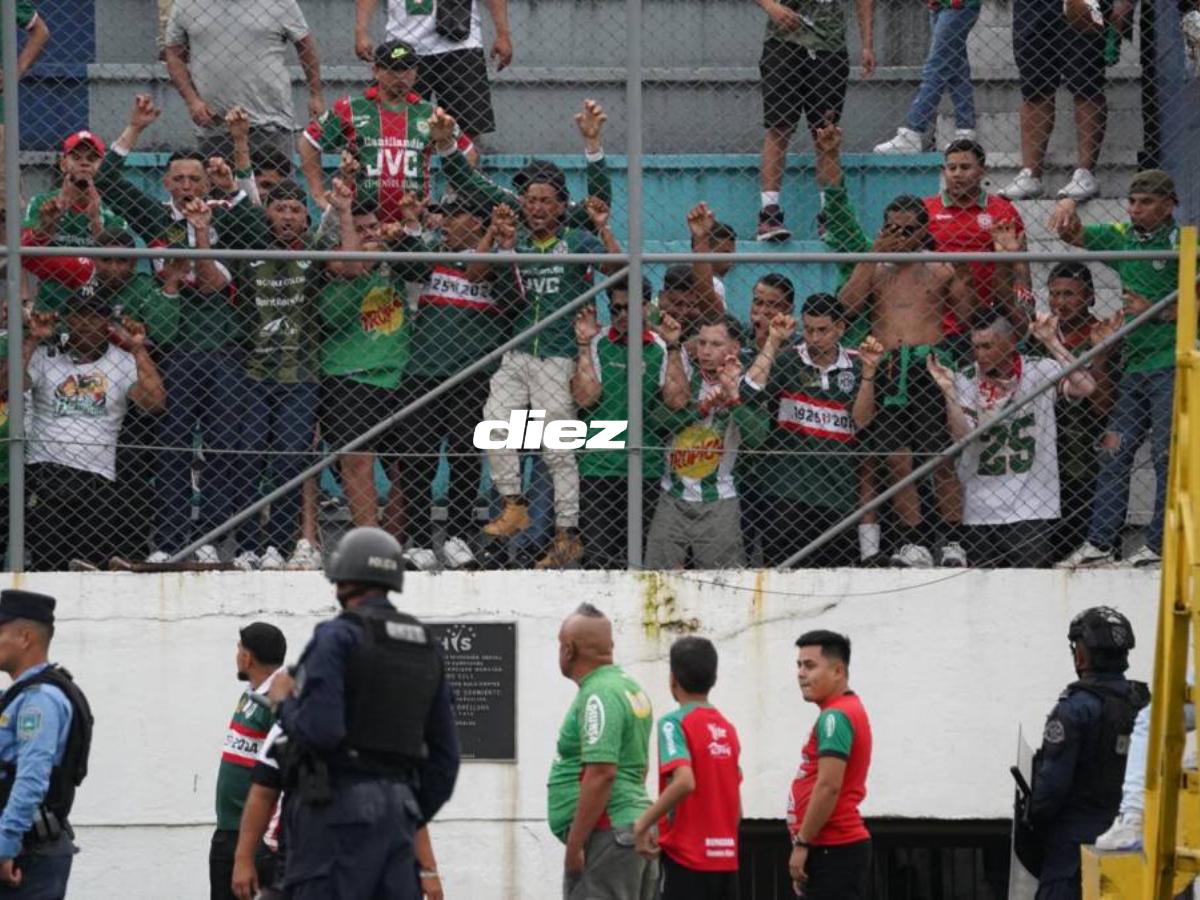 No se vio: Bronca de los jugadores y directivos de Marathón con la afición tras el amargo empate ante Real Sociedad