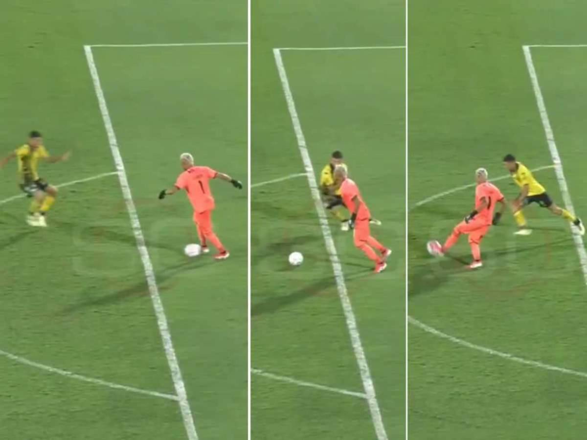 Keylor Navas se lució en su debut con Newell’s en Argentina: recibió premio y espectacular postal con la afición