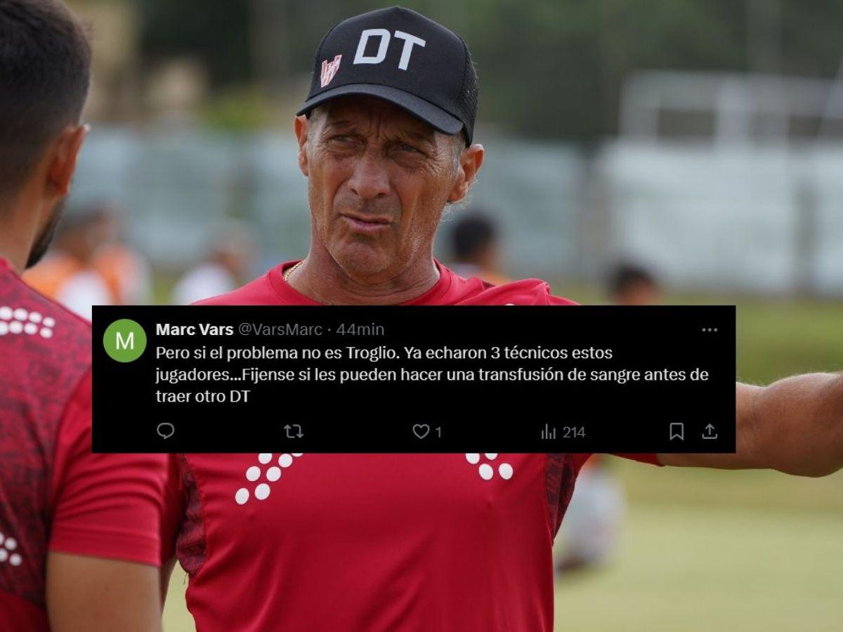 Señalan al presunto culpable de la salida de Troglio y la afición de Instituto sale en defensa del extécnico de Olimpia