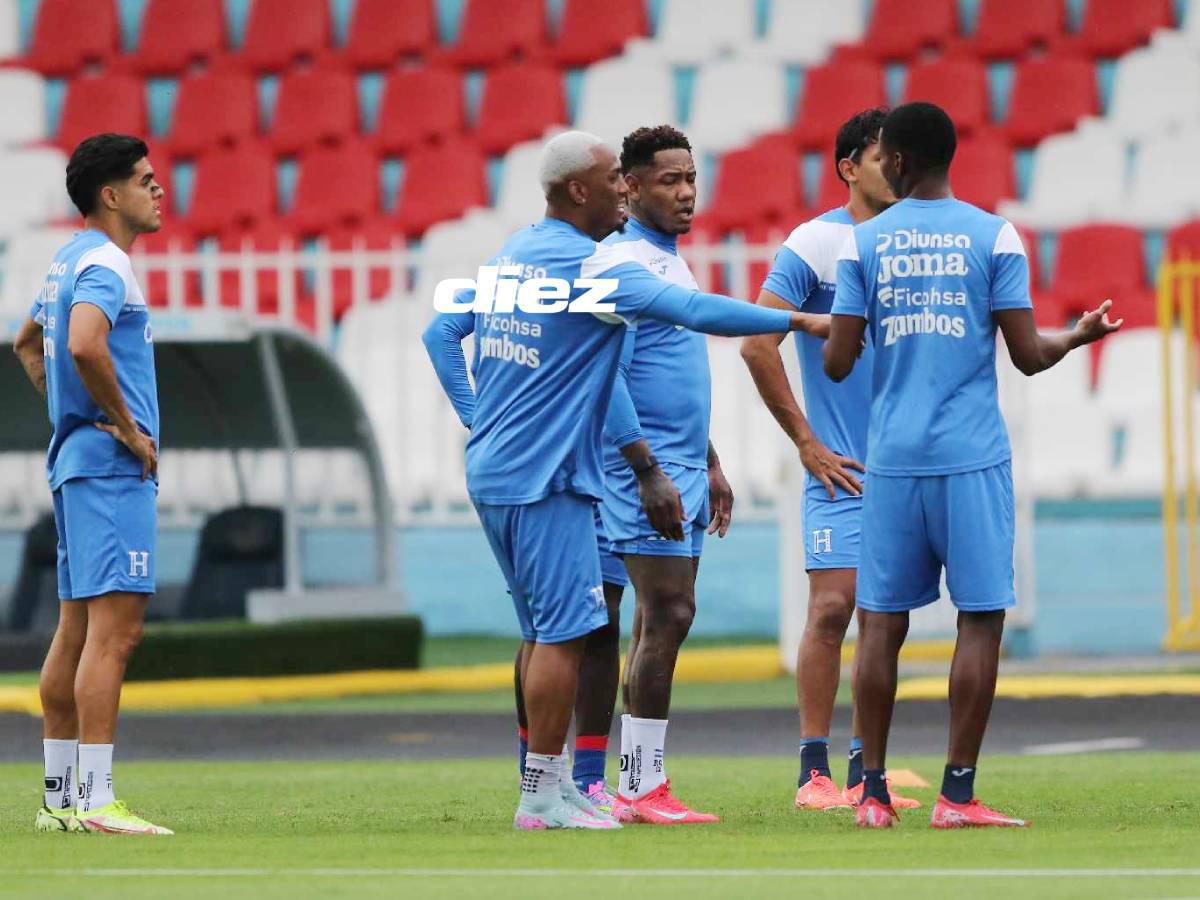 ¡Visitas sorpresa! Legionario se bajó del avión directo al entreno de la Selección de Honduras y un lesionado dijo adiós a la concentración