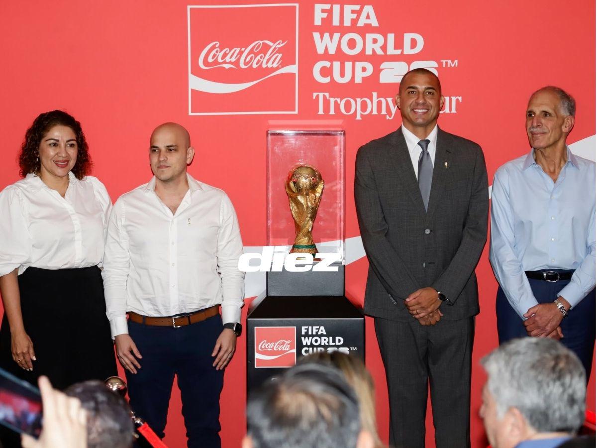 ¡Histórica visita a Honduras! David Trezeguet, leyenda del fútbol presentó la Copa del Mundo con Nasry Asfura
