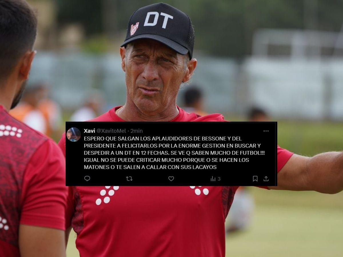 Señalan al presunto culpable de la salida de Troglio y la afición de Instituto sale en defensa del extécnico de Olimpia