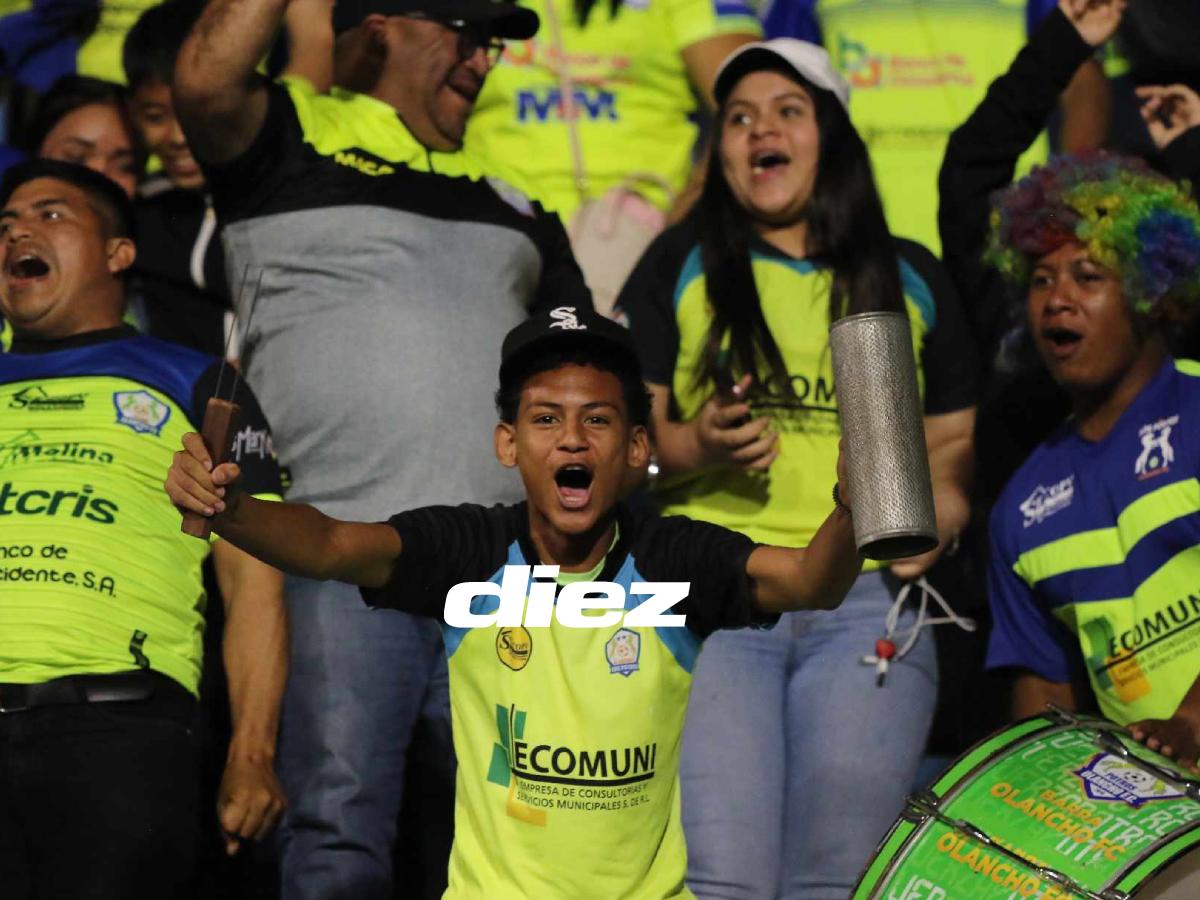 No se vio en TV: Bronca en el partido, hermosas aficionadas de Olancho en el Nacional y visita especial a Olimpia