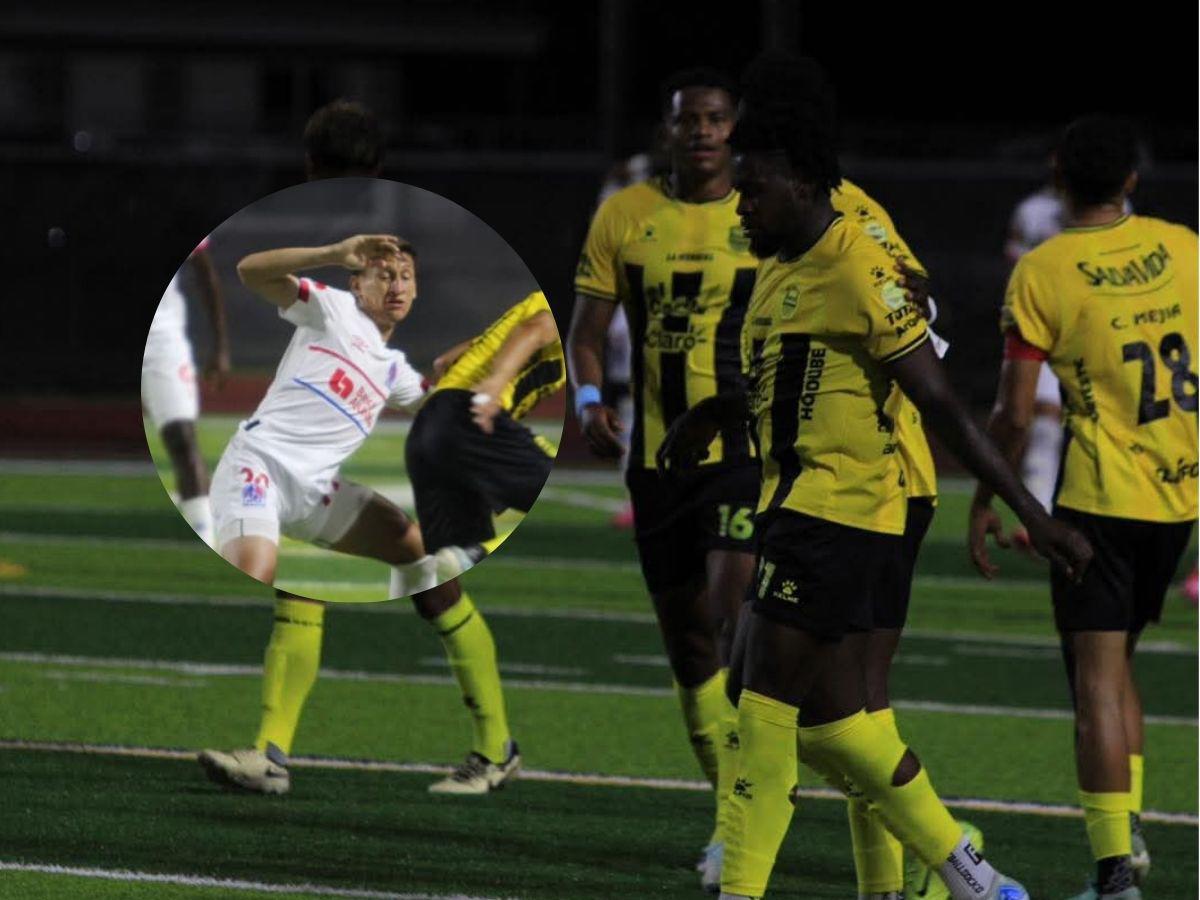 ¡Se pintó de aurinegro! Real España venció a Olimpia con anotación de Edson Palacios en amistoso en New Orleans