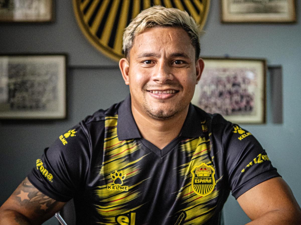 ¡Sorpresa en Real España! German ‘Patón’ Mejía regresa a Liga Nacional y se pone la camiseta aurinegra para el 2025
