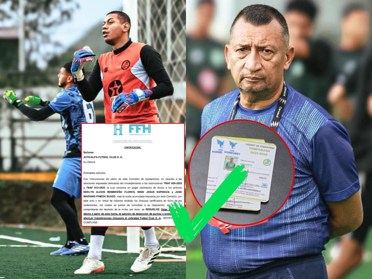 OFICIAL: Juticalpa recibe la mejor noticia previo a enfrentar a Platense en el Apertura 2025 de la Liga Nacional de Honduras