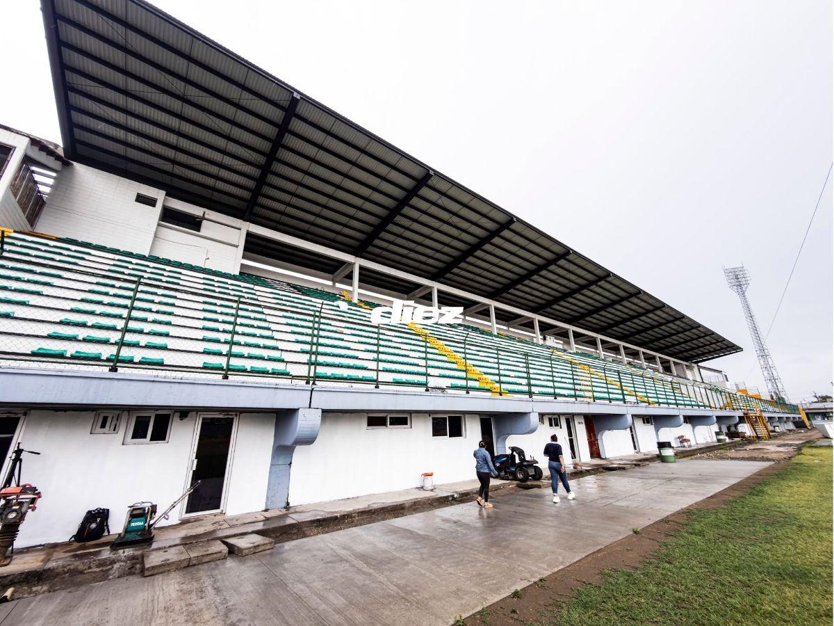 ¡Una belleza! La nueva cara del Estadio Excélsior de Puerto Cortés: Estos son los modernos cambios de la casa del Platense