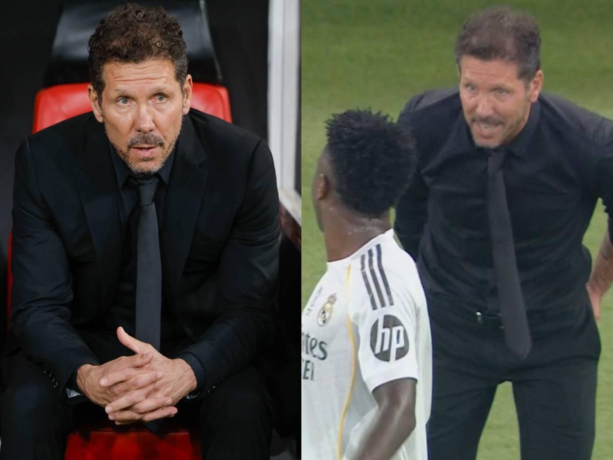 Cholo Simeone sorprende al decir que olvidó lo que pasó con Vinicius durante el Real Madrid - Atlético: No me acuerdo...