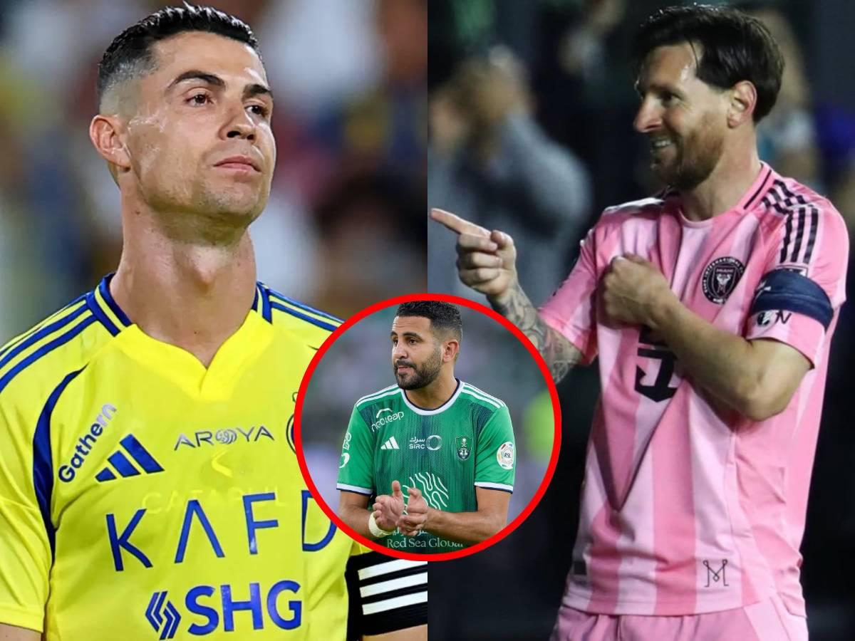 Mahrez le responde a Cristiano sobre la liga saudí y sorprende con lo que dijo de Messi: Es nuestro modelo a seguir