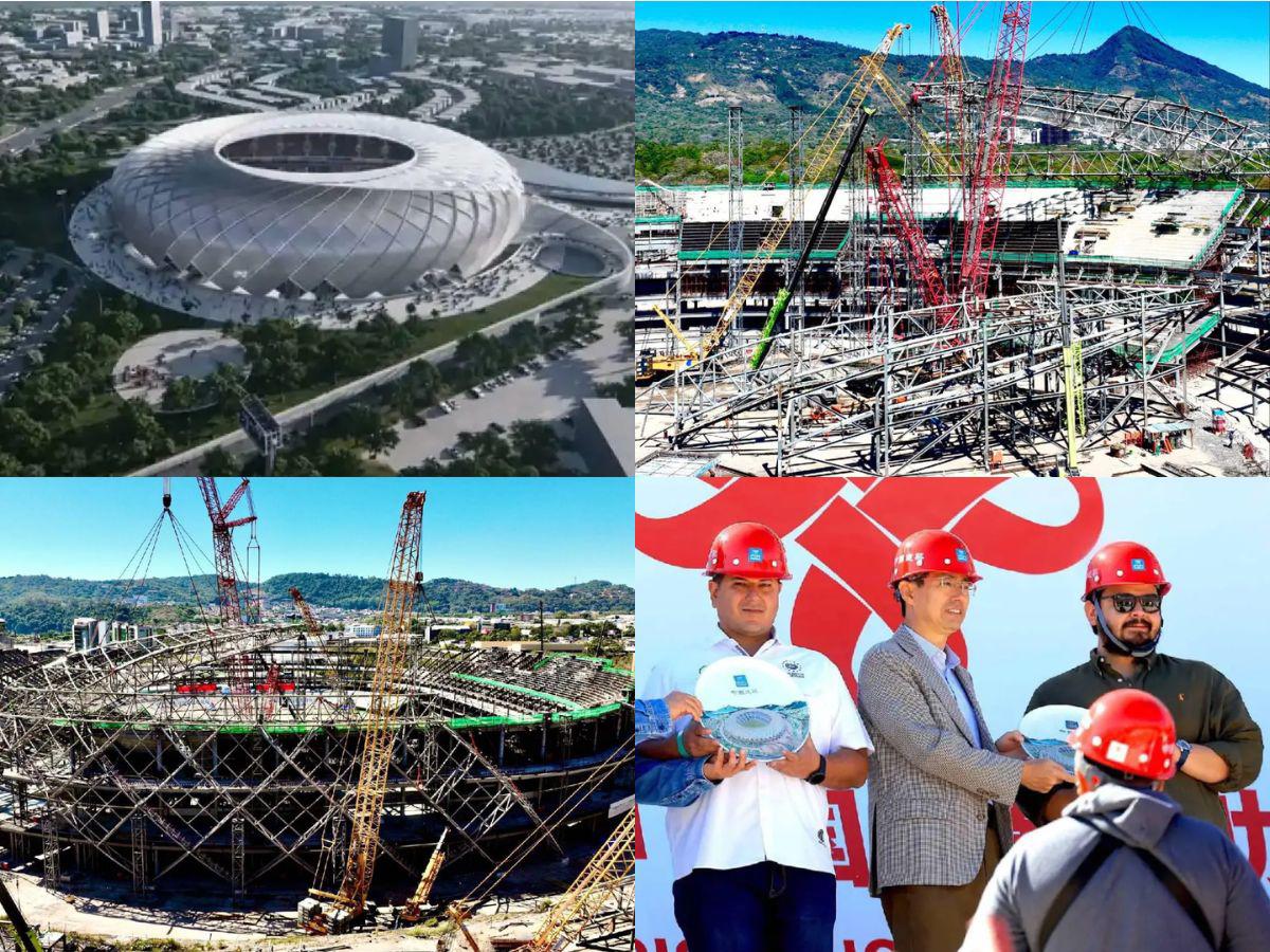 Zonas VIP, tecnología de primer nivel y áreas de lujo: Así avanza la construcción del estadio más moderno de Centroamérica