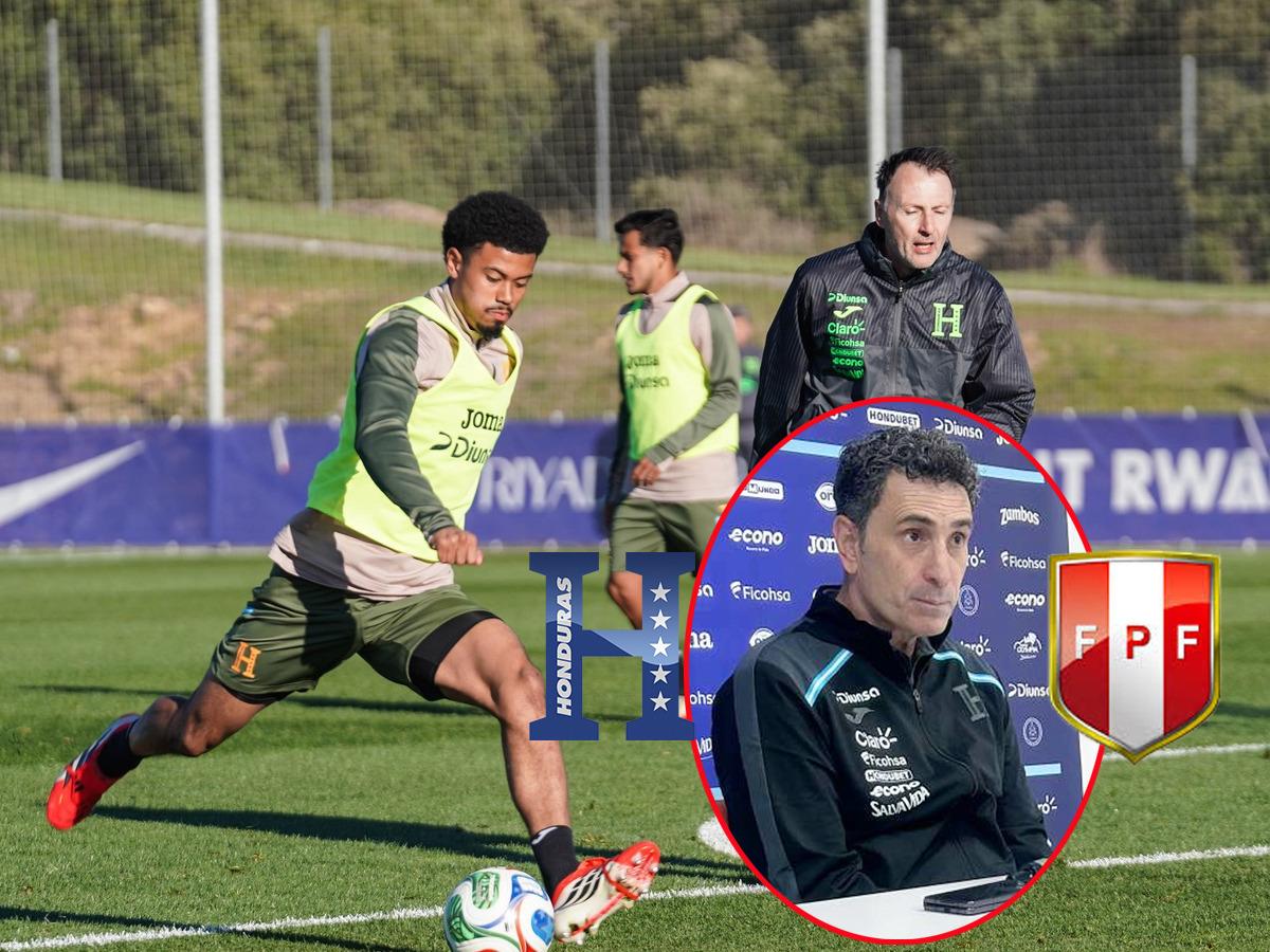 El sorpresivo 11 titular de Honduras ante Perú: este es la primera alineación de José Molina como DT de la Bicolor