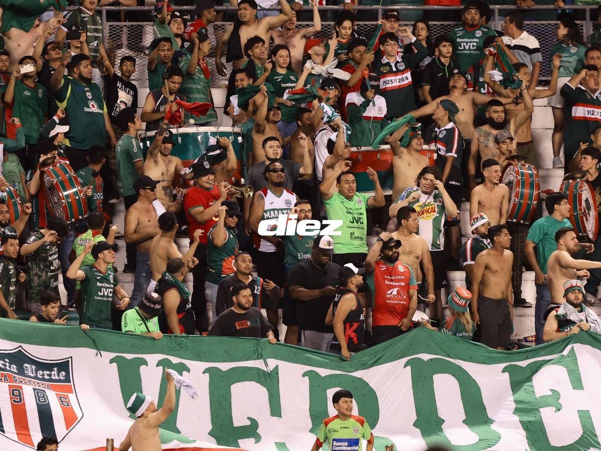 Rabia en Real España, insólita pancarta, derroche de bellezas y desenfreno en Marathón tras barrer a La Máquina en el clásico