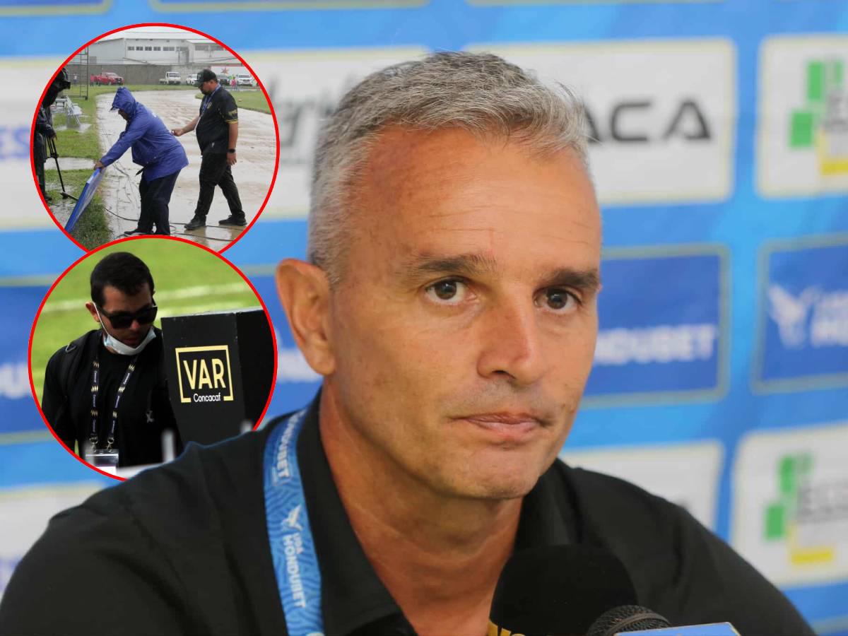 Lavallén se queja de la cancha de Danlí y hace petición a la Liga tras errores arbitrales: Esto hace más chico al fútbol hondureño