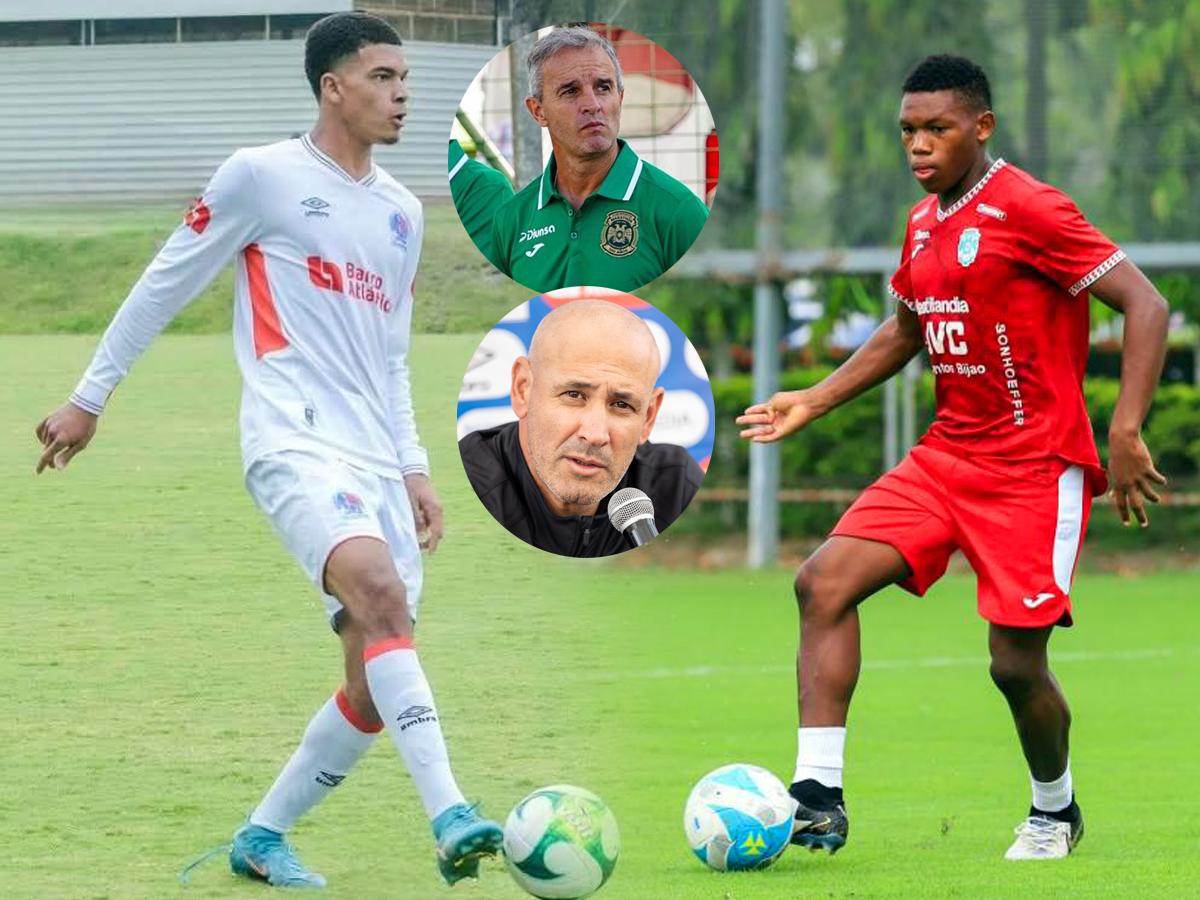 Lavallén le saca ventaja a Espinel: Los futbolistas que han hecho debutar los técnicos en Marathón y Olimpia en 2025