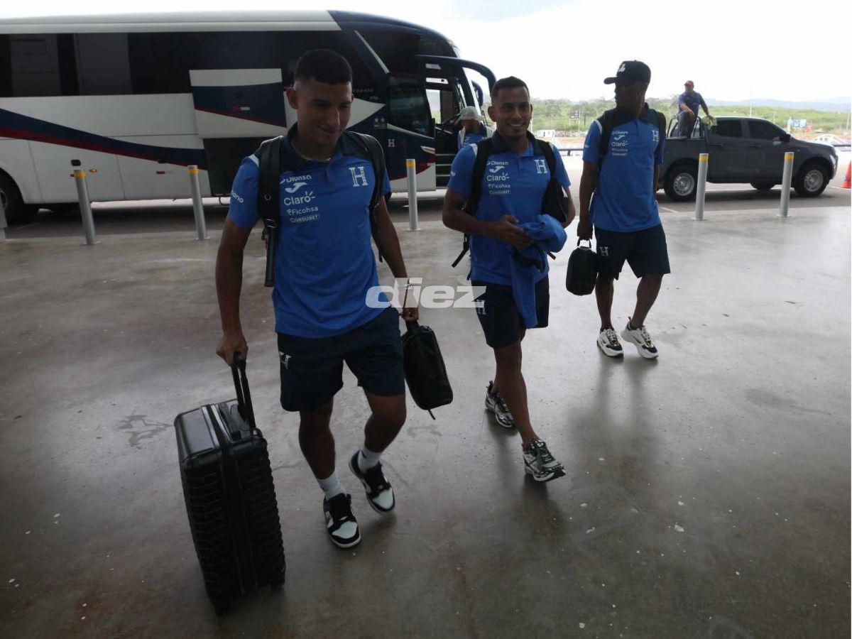 Rostros nuevos: Selección de Honduras voló a Islas Caimán para encarar la tercera jornada de la Eliminatoria Mundialista