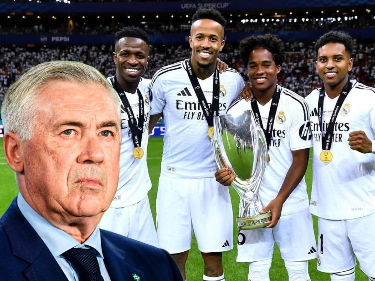Ancelotti, sin pelos en la lengua, le deja claras las cosas a futbolista brasileño del Real Madrid: Tienen que jugar...