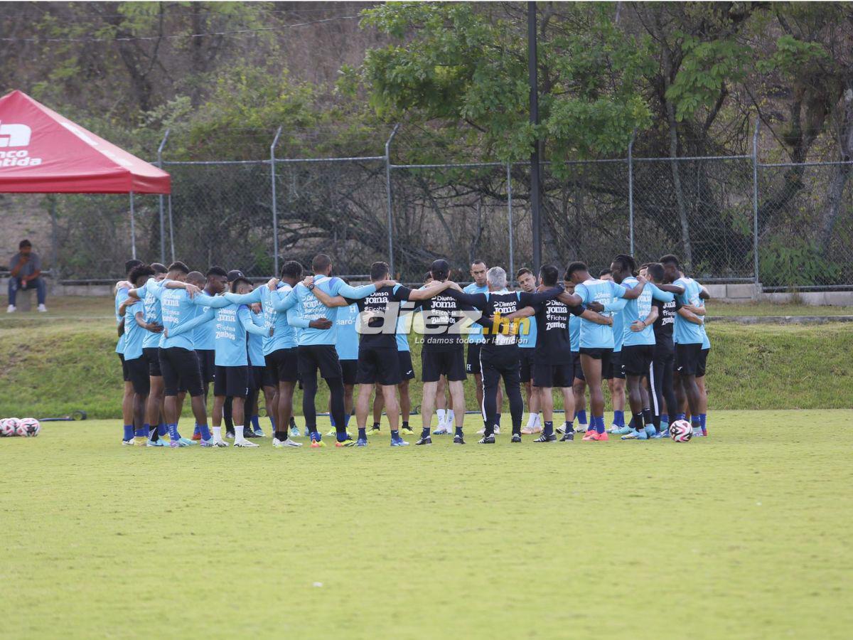 Honduras realiza primer entreno pensando en el debut eliminatorio ante Cuba con cuatro ausencias, ¡volvió Palma!