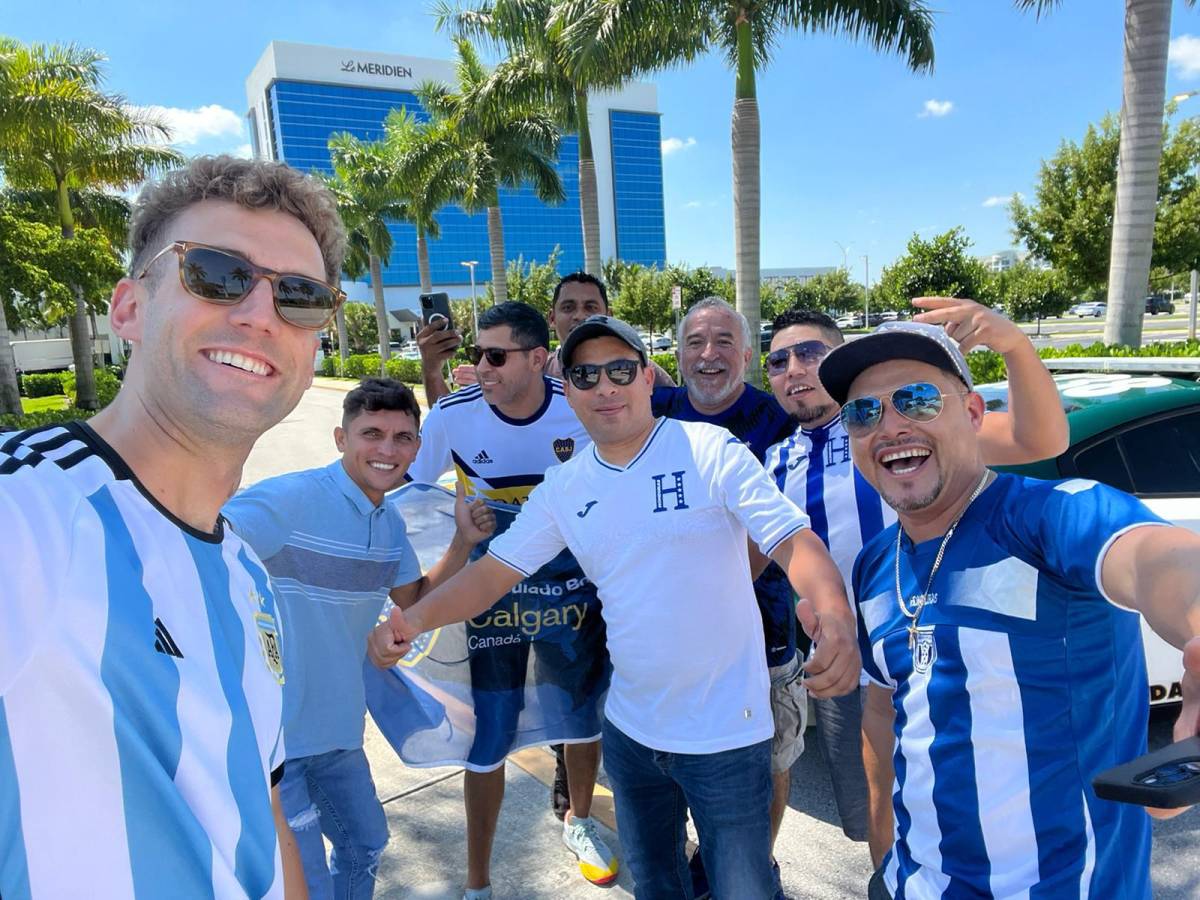 Centroamericanos y sudamericanos palpitan el partido amistoso entre Honduras vs. Argentina. (Foto: Cortesía)