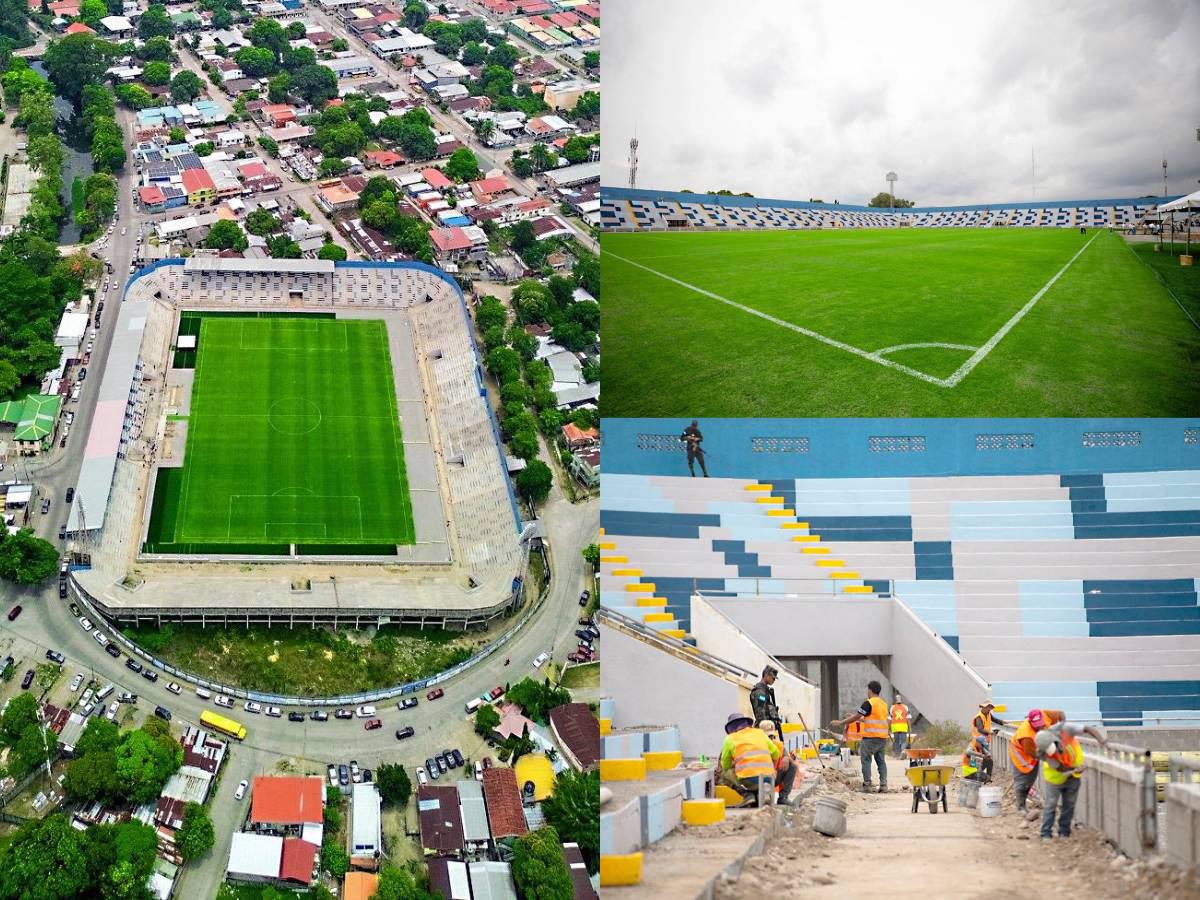 ¡Con novedad en Honduras! El estadio Municipal Ceibeño presenta un cambio total y se prepara para abrir las puertas al fútbol