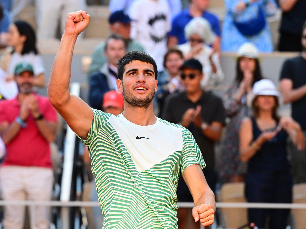 Carlos Alcaraz, actual número uno del mundo, ganó ante Lorenzo Musetti y se mete a Cuartos de final de Roland Garros