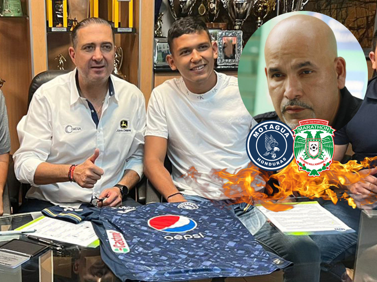 Presidente del Marathón revela por qué se fue Luis Vega al Motagua: “Quería romper el contrato”