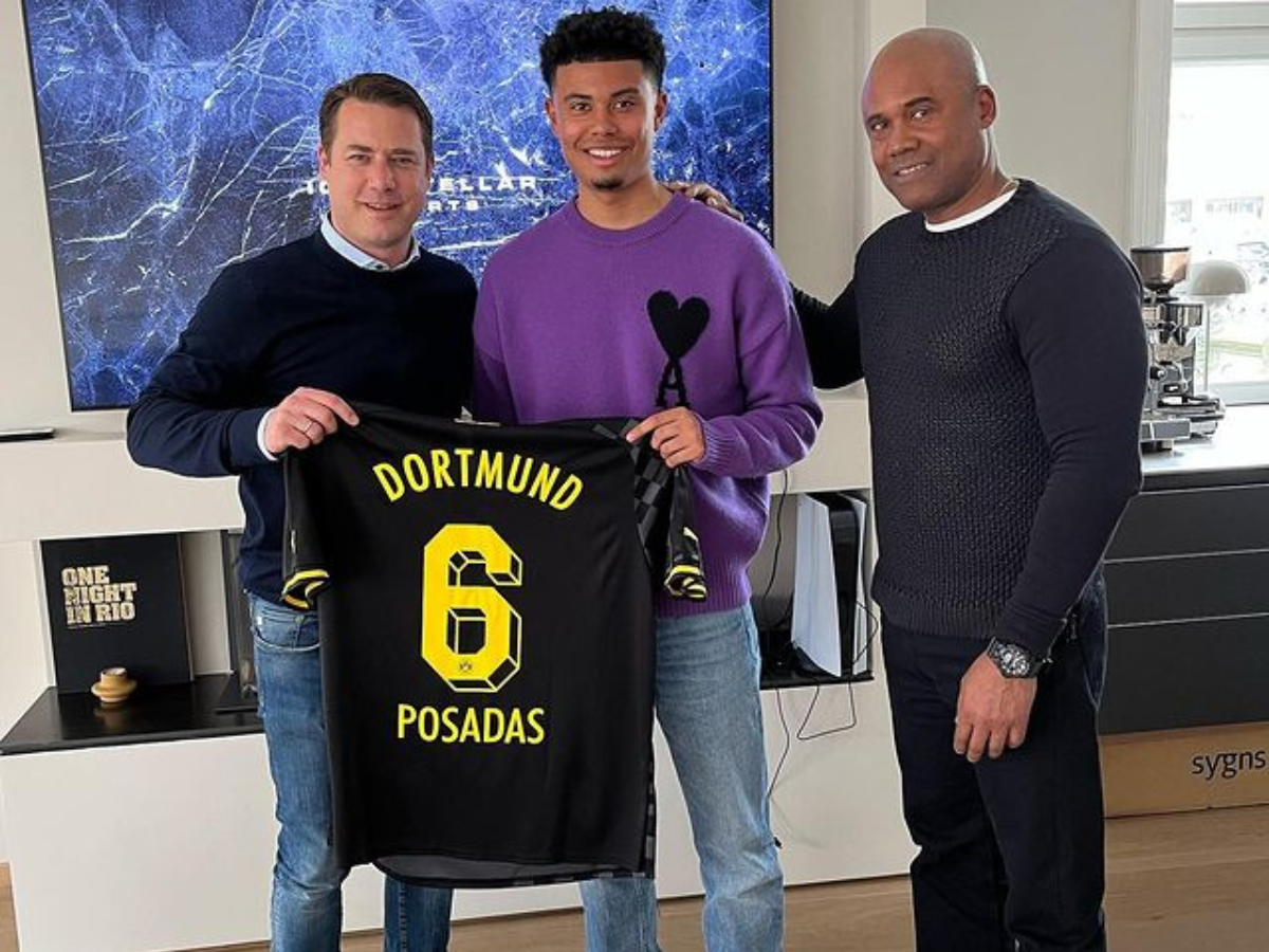 Borussia Dortmund presenta oficialmente al futbolista de sangre hondureña Leonardo Posadas