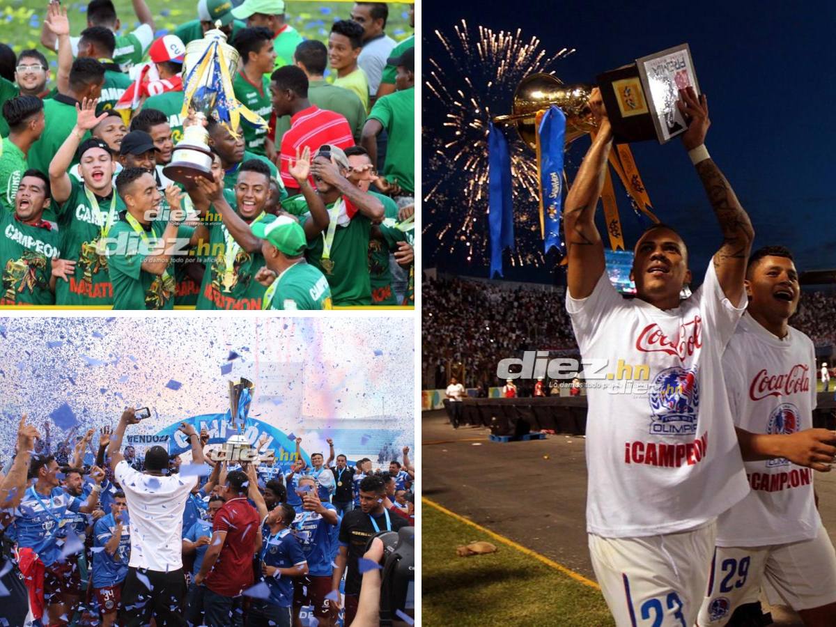 Olimpia dobla en copas al Motagua: Así quedó el palmarés de los campeones de la Liga Nacional de Honduras tras el título “Merengue”