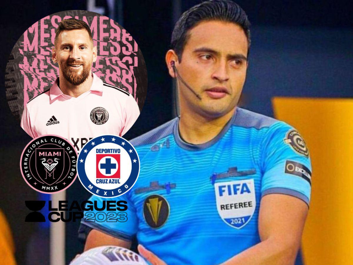 ¡Qué lujo! Said Martínez, elegido árbitro central para el debut de Messi en el Inter Miami ante Cruz Azul por Leagues Cup