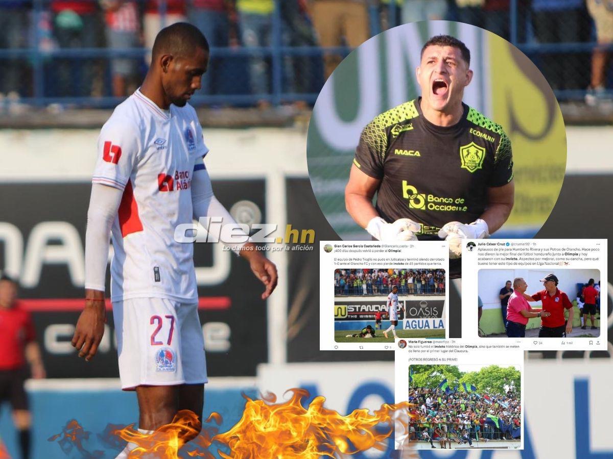 “Hasta que Olimpia lo vuelva a superar”, “Olancho enterró el invicto”: Prensa hondureña reacciona al batacazo de Potros