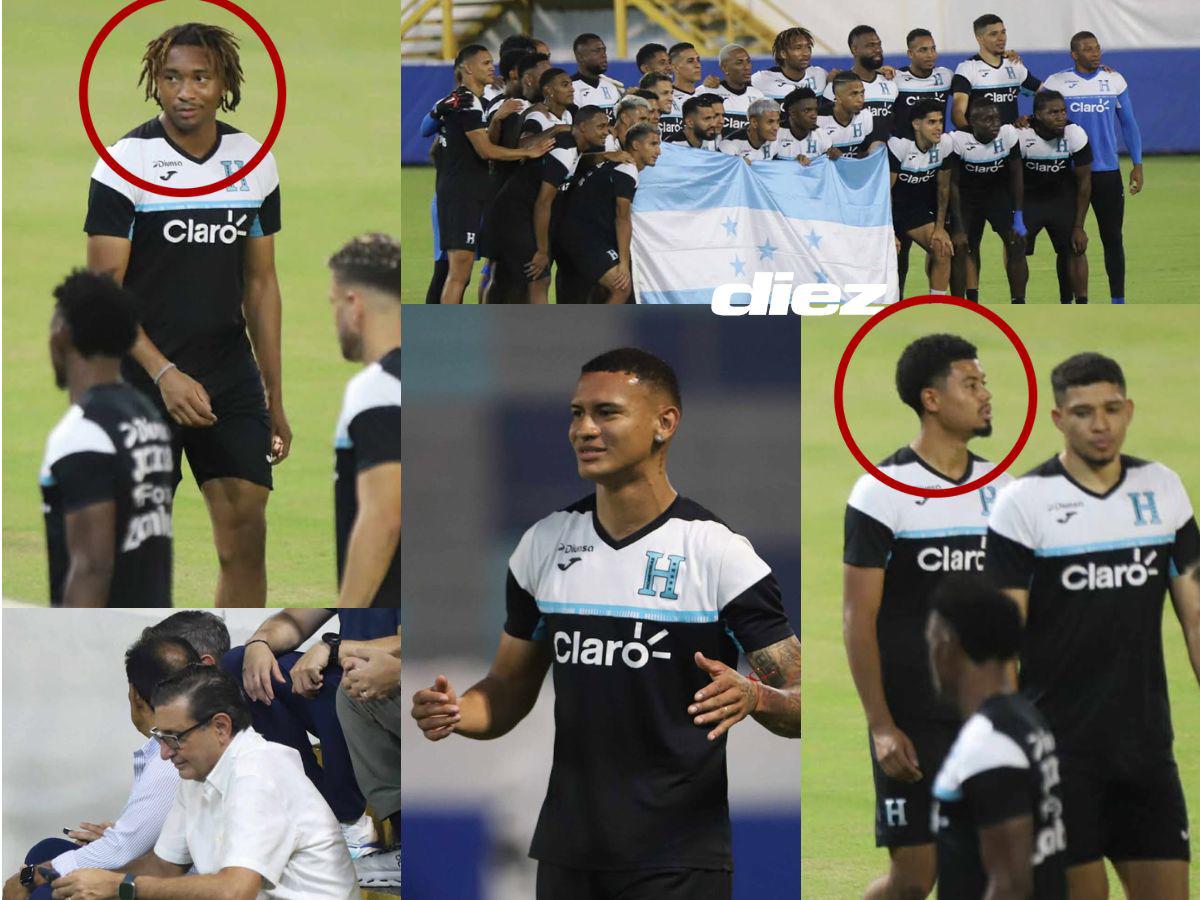 Con los alemanes presentes, los invitados y el fotón que se tomó Honduras: así fue el último entreno de La H en el Morazán