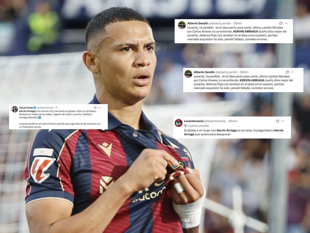 Es dueño del Levante y es una bestia: aficionados explotan tras el gol de Kervin Arriaga en España