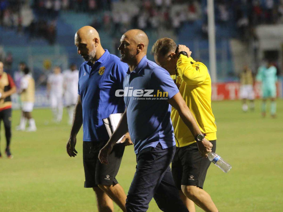 La paliza de Olimpia, rostros tristes en Real España, la bronca de “Palomo” Rodríguez y el homenaje especial a Yustin Arboleda