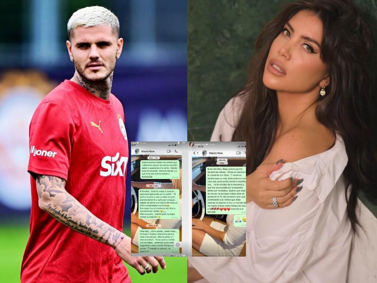 ¡Se filtraron chats! Icardi destapa infidelidades de Wanda Nara con un excompañero suyo: “En mi cama de Milán...”