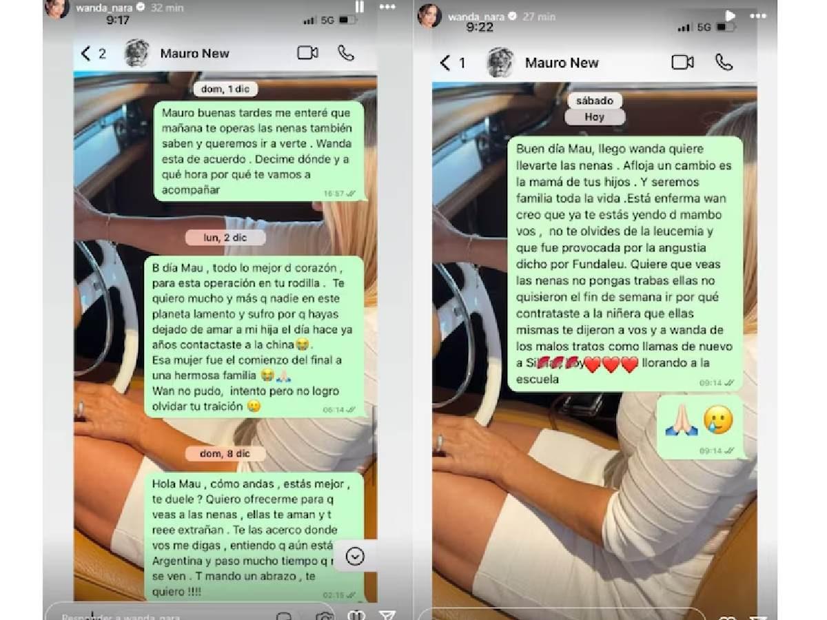 ¡Se filtraron chats! Icardi destapa infidelidades de Wanda Nara con un excompañero suyo: “En mi cama de Milán...”