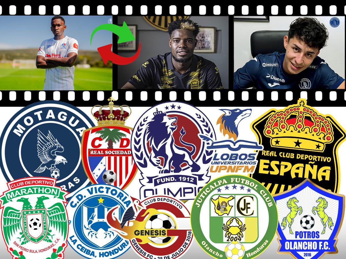 Fichajes en Honduras del torneo Clausura 2025: Altas y bajas de los 10 equipos de la Liga Nacional