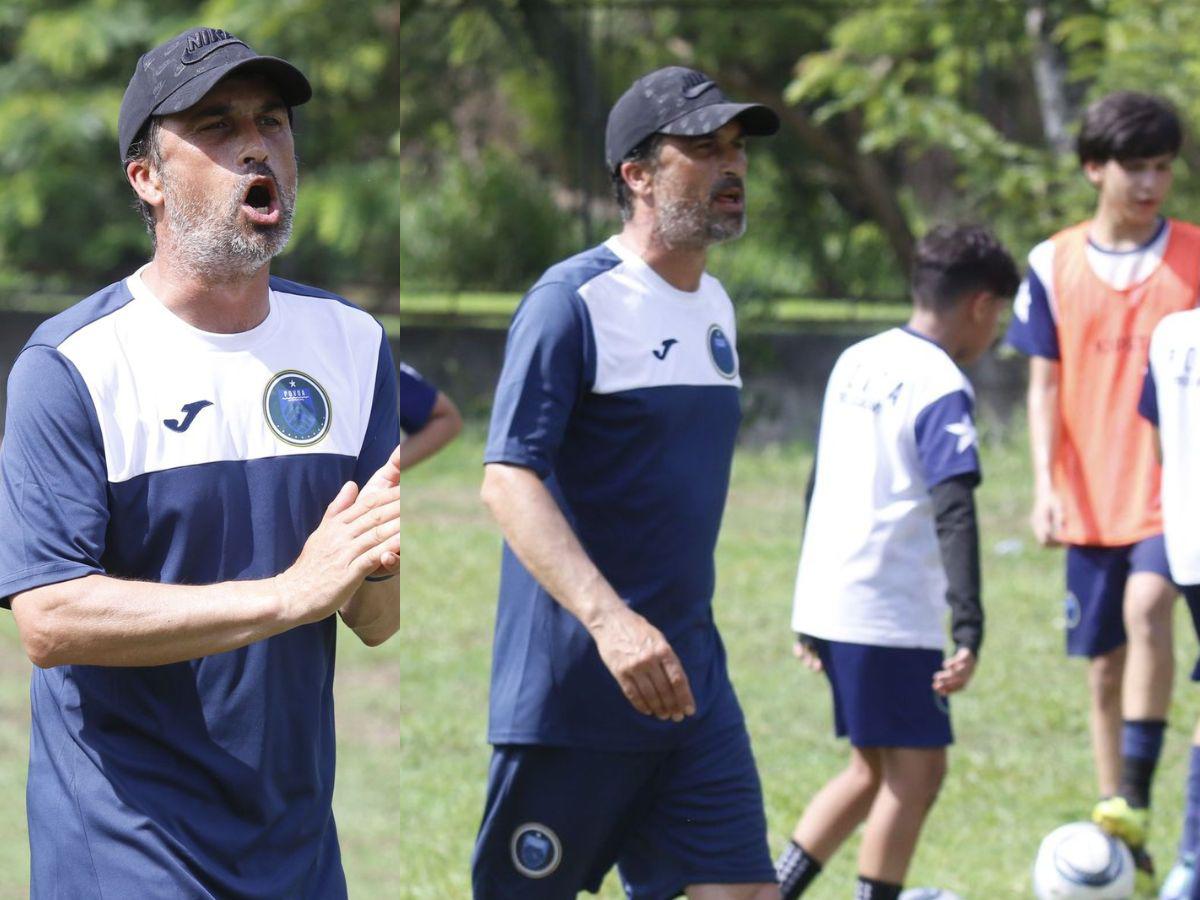 Tomás Sanzano, el técnico español del Summer Camp en la Academia Povoa: “En Honduras hay mucho talento”