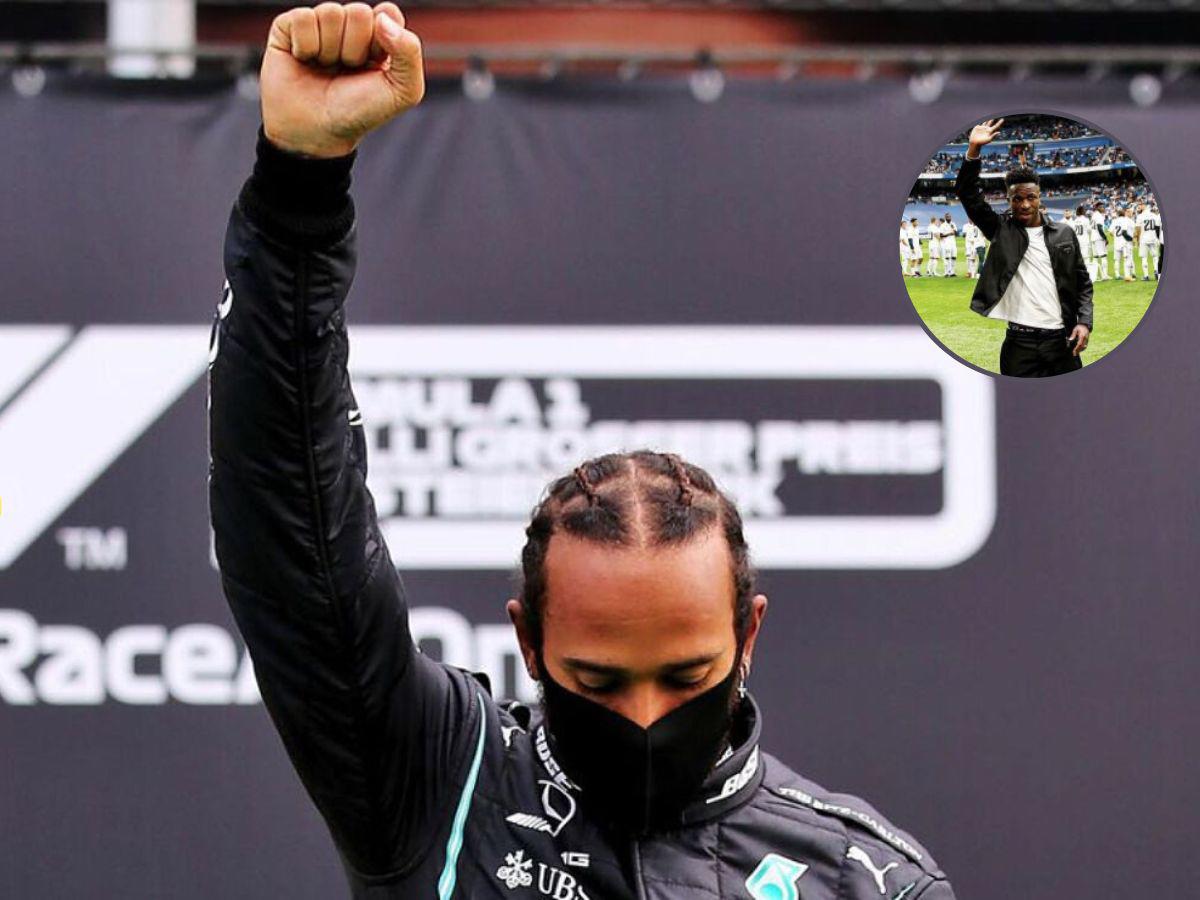 Lewis Hamilton defiende a Vinicius por su reacción contra el racismo: “Las cosas que la gente le dice pueden ser muy hirientes”