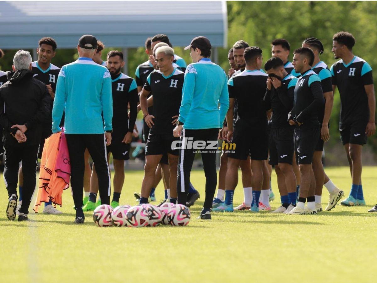 Con Ramón Núñez de invitado de lujo: Así pulió Reinaldo Rueda el último entreno de la Selección de Honduras en Dallas