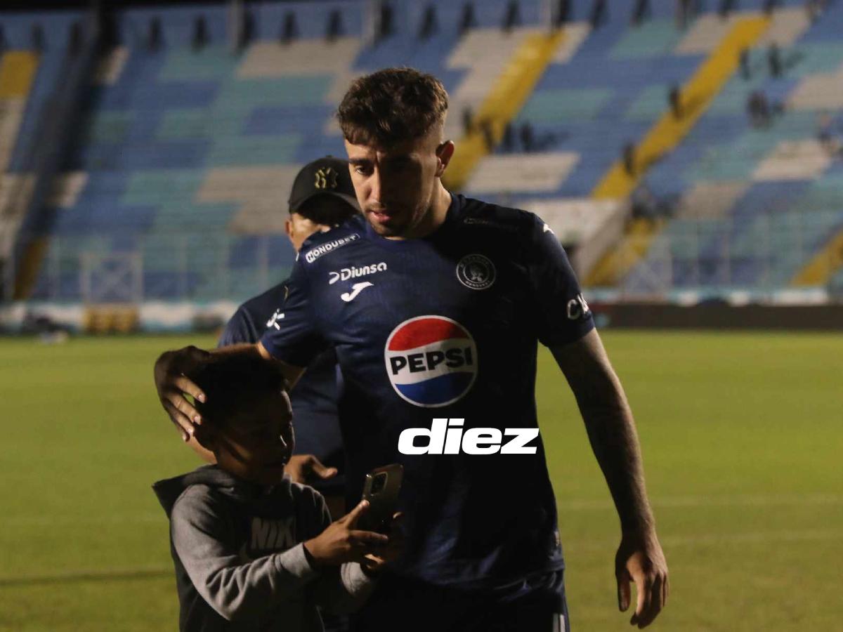 No se vio en TV: Entre lágrimas, Agustín Auzmendi se despide de Motagua; bellas chicas y frustración para Marathón